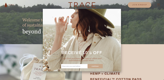 Trace website